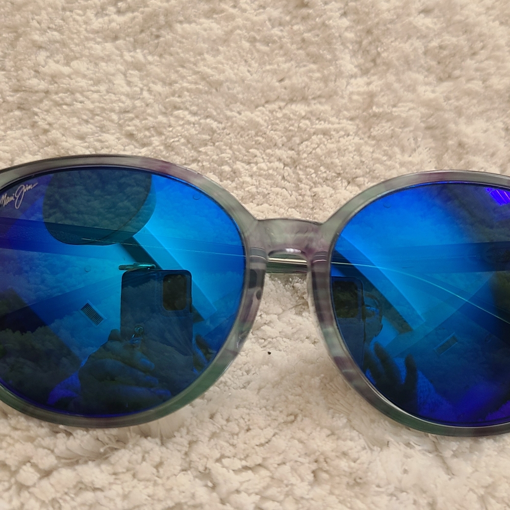 Maui Jim Blue and Purple Sunglasses
